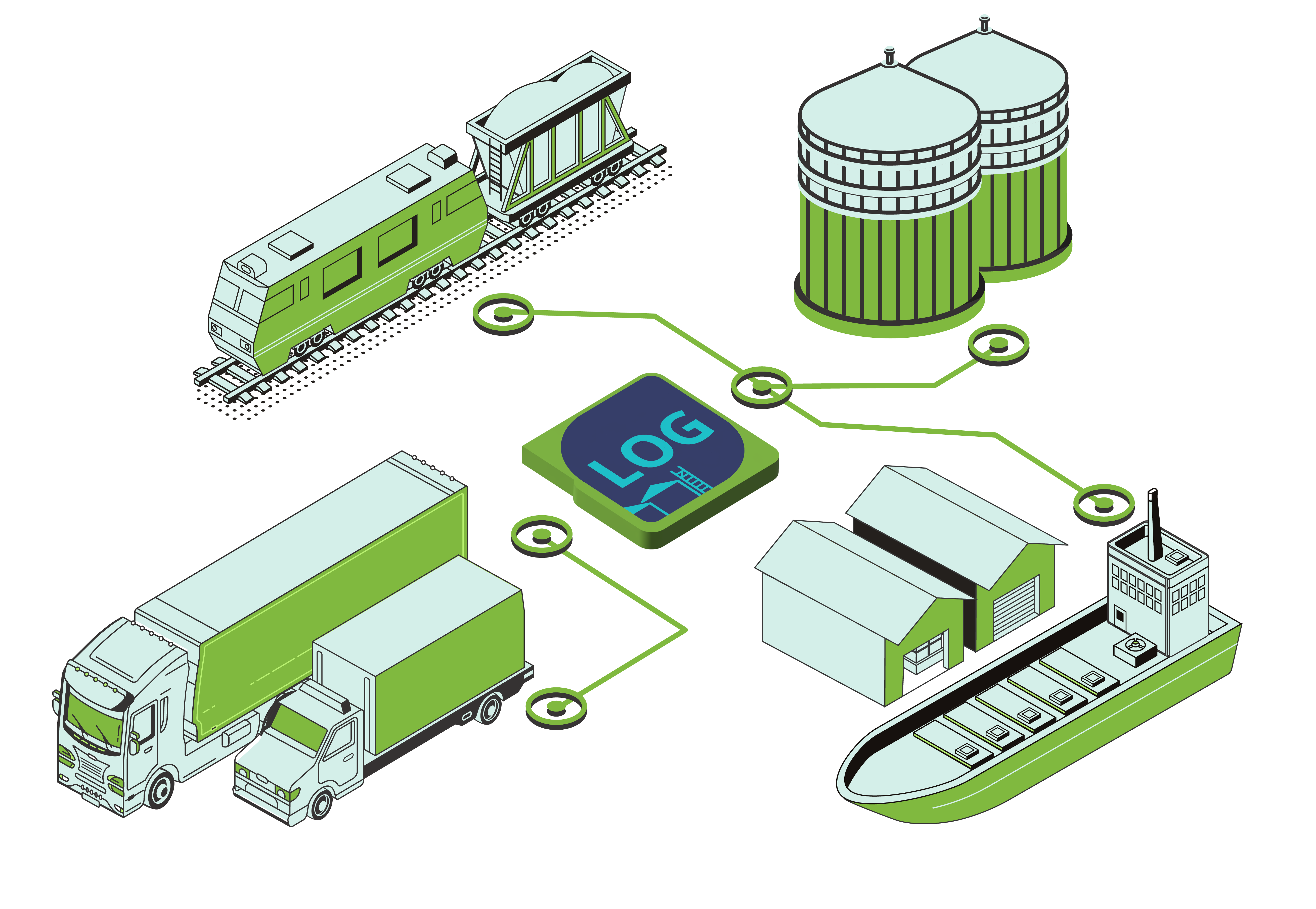 isometric banners-LOG