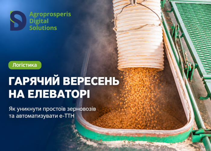 Гарячий вересень на елеваторі: як уникнути простоїв зерновозів та автоматизувати е-ТТН
